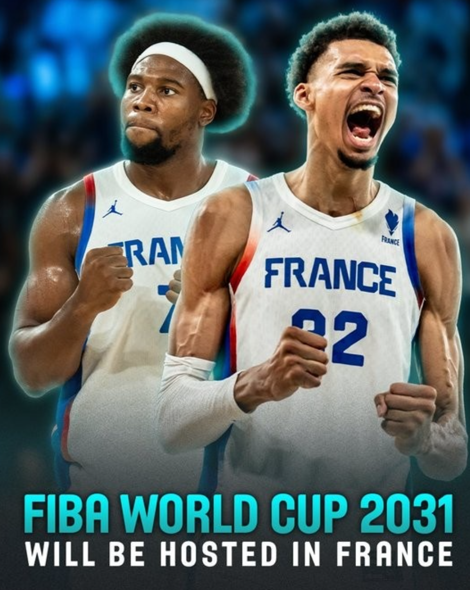 FIBA官宣：2031年篮球世界杯在法国举办，文班亚马主场作战